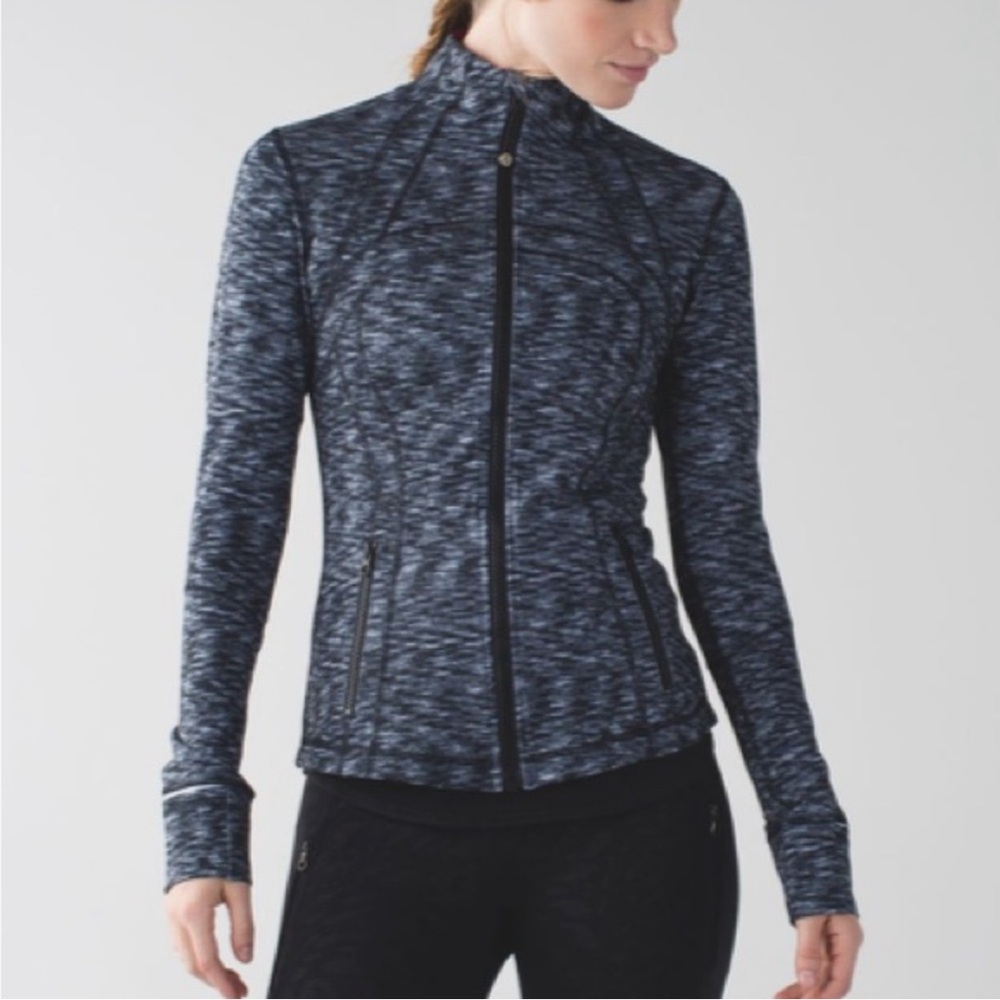 lululemon athletica Define Jacket in Dramatic Static Pattern Size 6